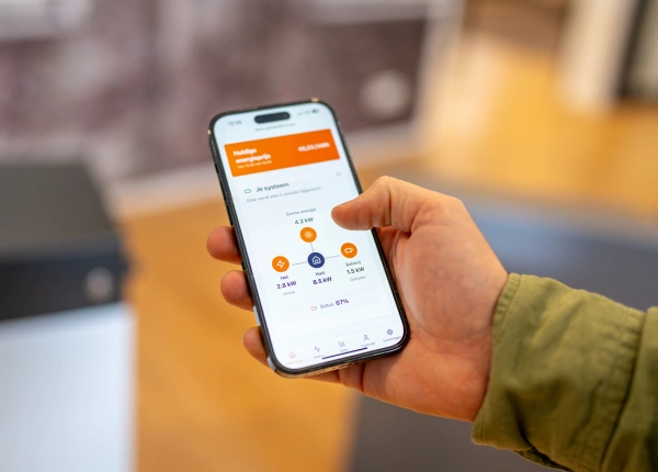Altijd inzicht via de app