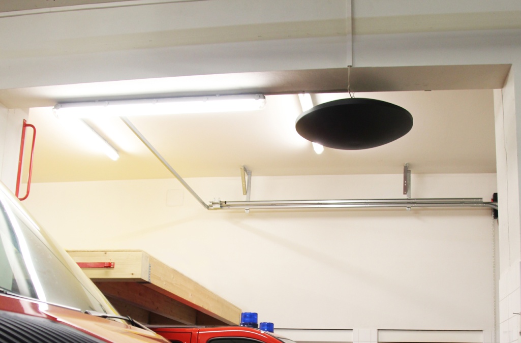 Redwell infrarood verwarming Diskus brandweer