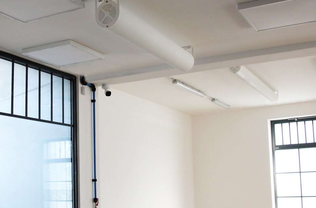 Redwell infrarood verwarming Pipewave montage plafond 1